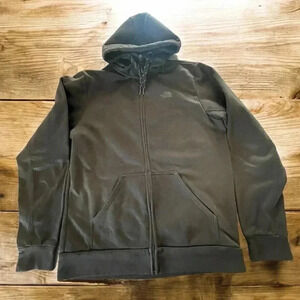 The North Face Lightweight Jacket Mens Large Black Hooded Polyester